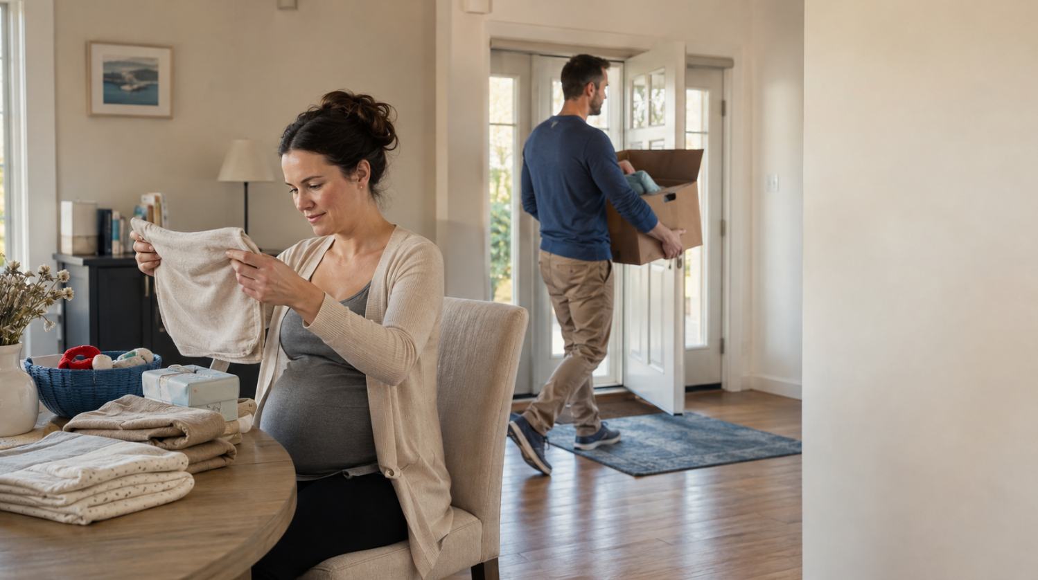 Decluttering Your Home Before Baby