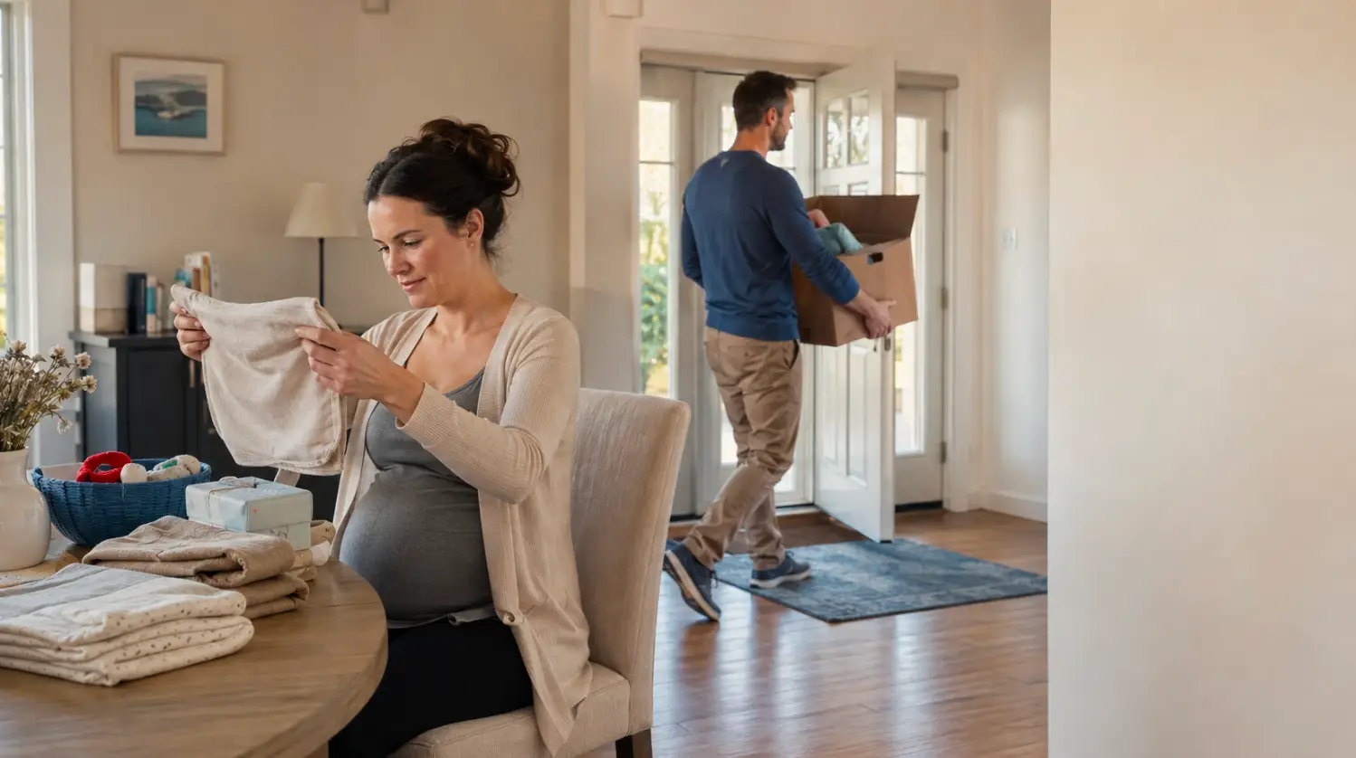 Decluttering Your Home Before Baby