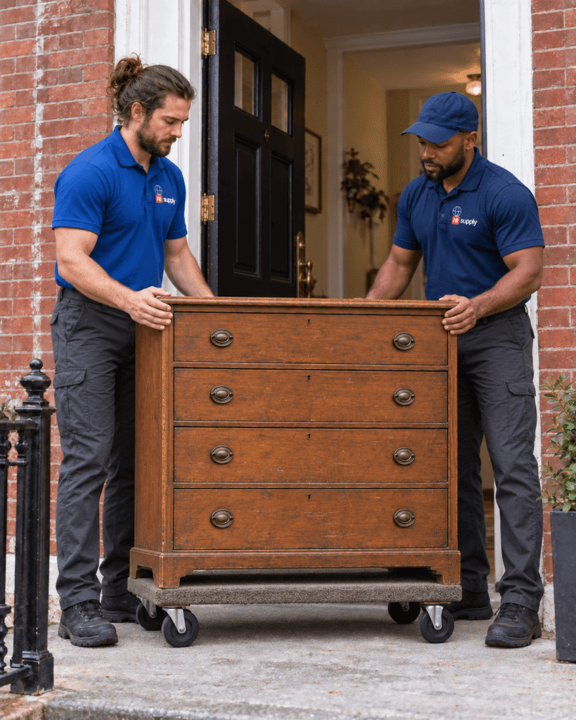 Rowhouse entry pickup